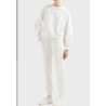 Armani Exchange Felpa girocollo in cotone regular fit - Bianco 3DYM13 YJFFZ 1125