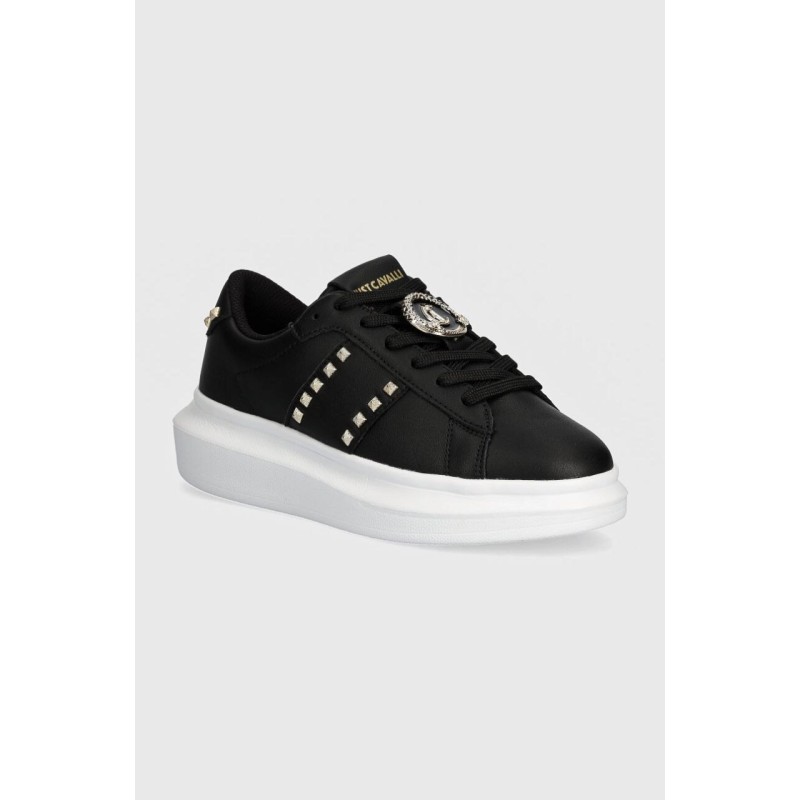 Just Cavalli Sneakers in pelle - Nero 77RA3SB3