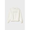 Gaëlle Paris Felpa Paricollo Con Logo Off White -GAABW01273_PTTF0019_GEN_BI02