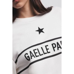 Gaëlle Paris Felpa Paricollo Off White - GAABW01279_PTTF0019