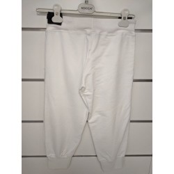 Sweet Years Pantalone a 3/4 con logo - Bianco