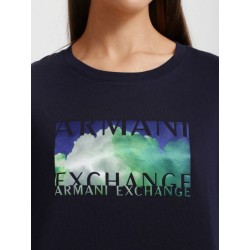 Armani Exchange T-shirt con stampa logo - Blu  3LYTAZ YJ3RZ 1593