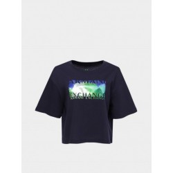 Armani Exchange T-shirt con stampa logo - Blu  3LYTAZ YJ3RZ 1593