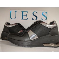 GUESS FLJAT4FAL SCARPA NERA CON STRISCE ARGENTO