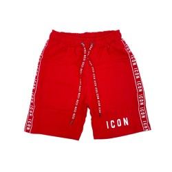 Icon Bermuda shorts - Rosso...